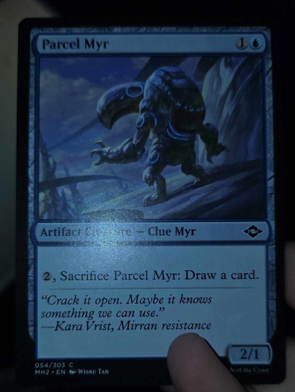 Parcel Myr Blue Fantasy Art Print - Home Art